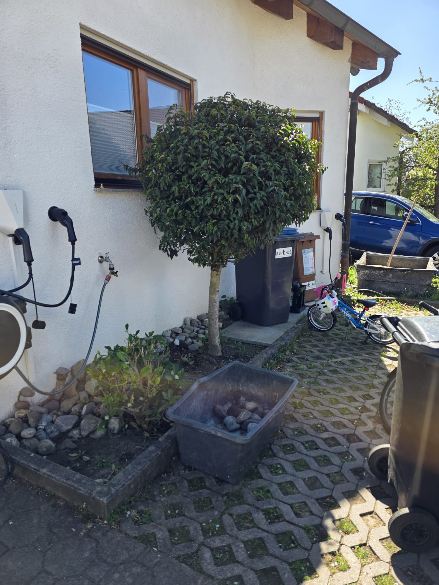 Gepflegter Gartenbereich am Haus